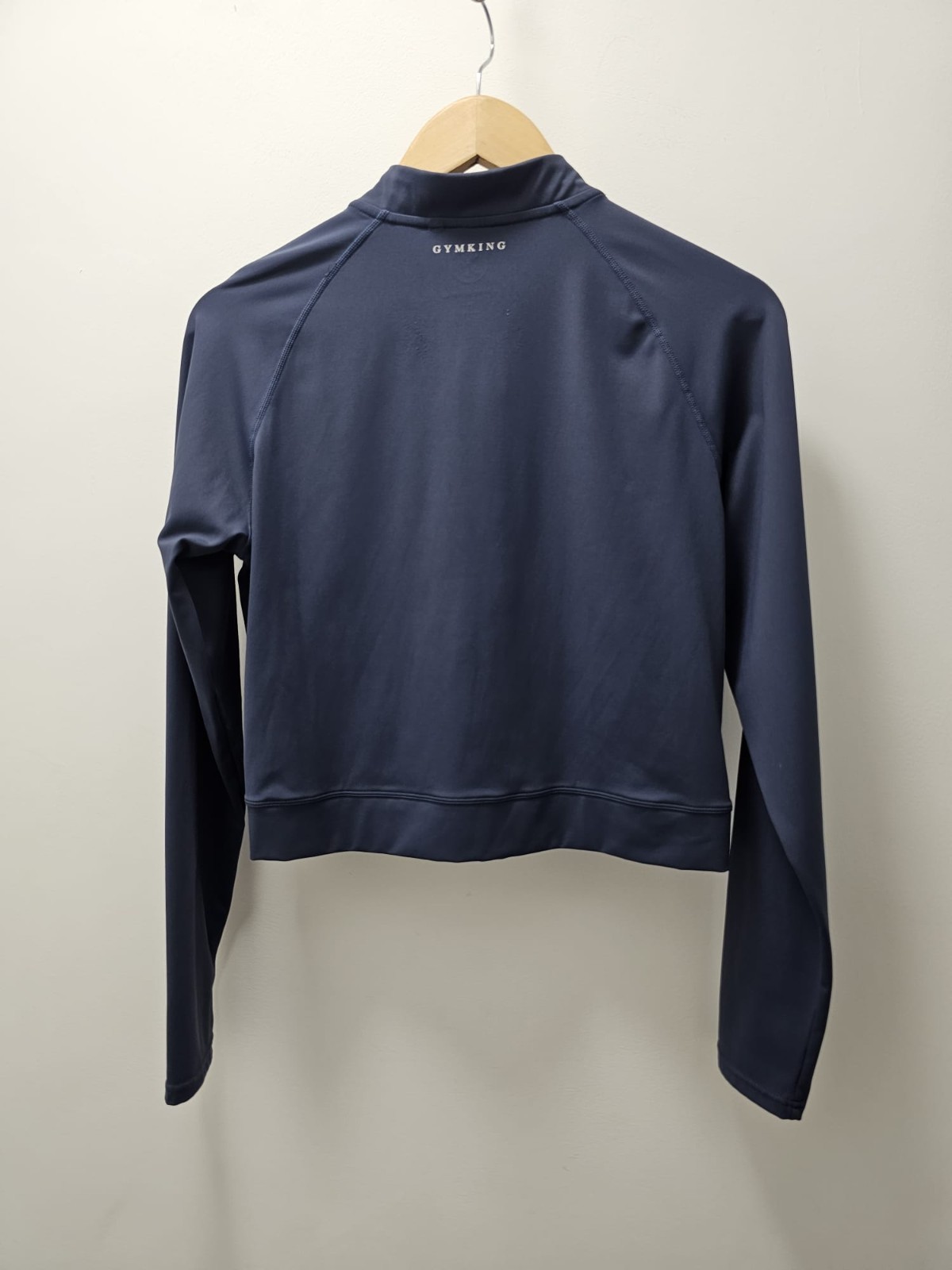 Gym King Training Set Womens Long Sleeve Top & Leggings Size 16 Navy Nylon C22
