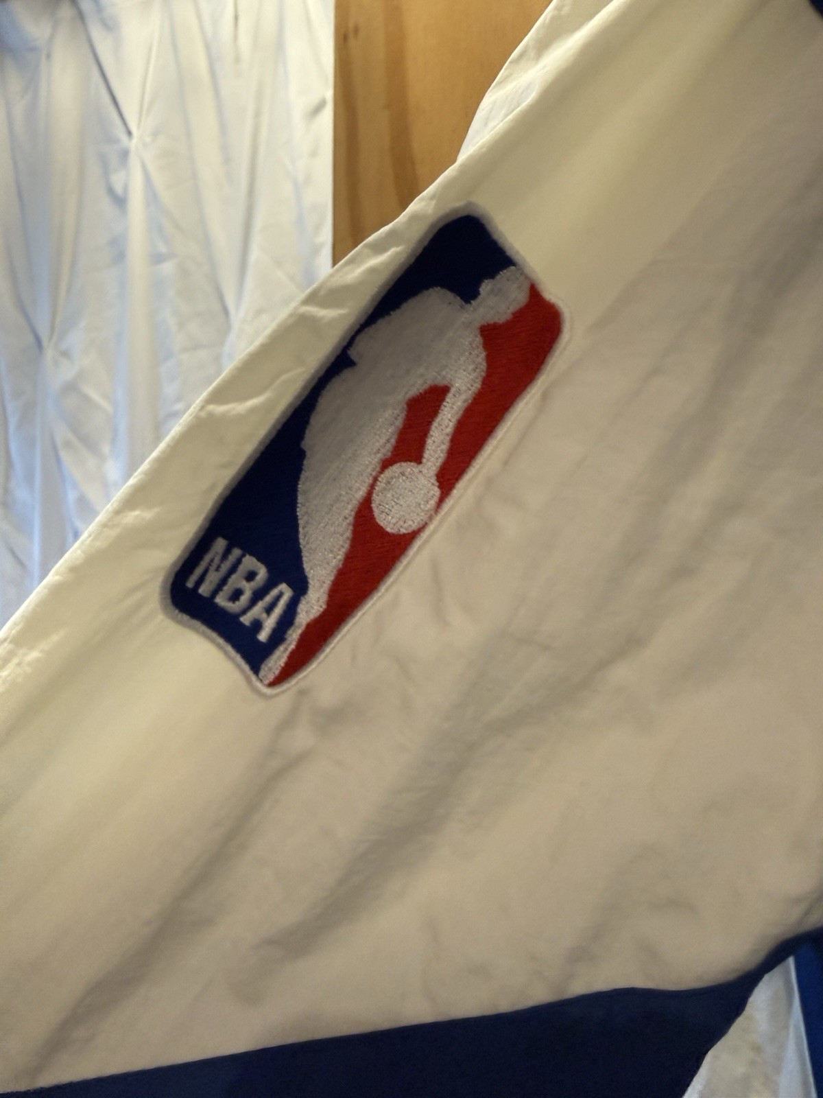 Mitchell & Ness New York Knicks Full Zip Track Jacket L Blue White Orange