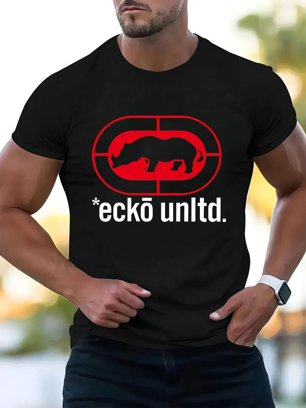 Ecko Men’s Unit Graphic Print T-Shirt | 100% Cotton 100% Spandex Blend, Lightwei