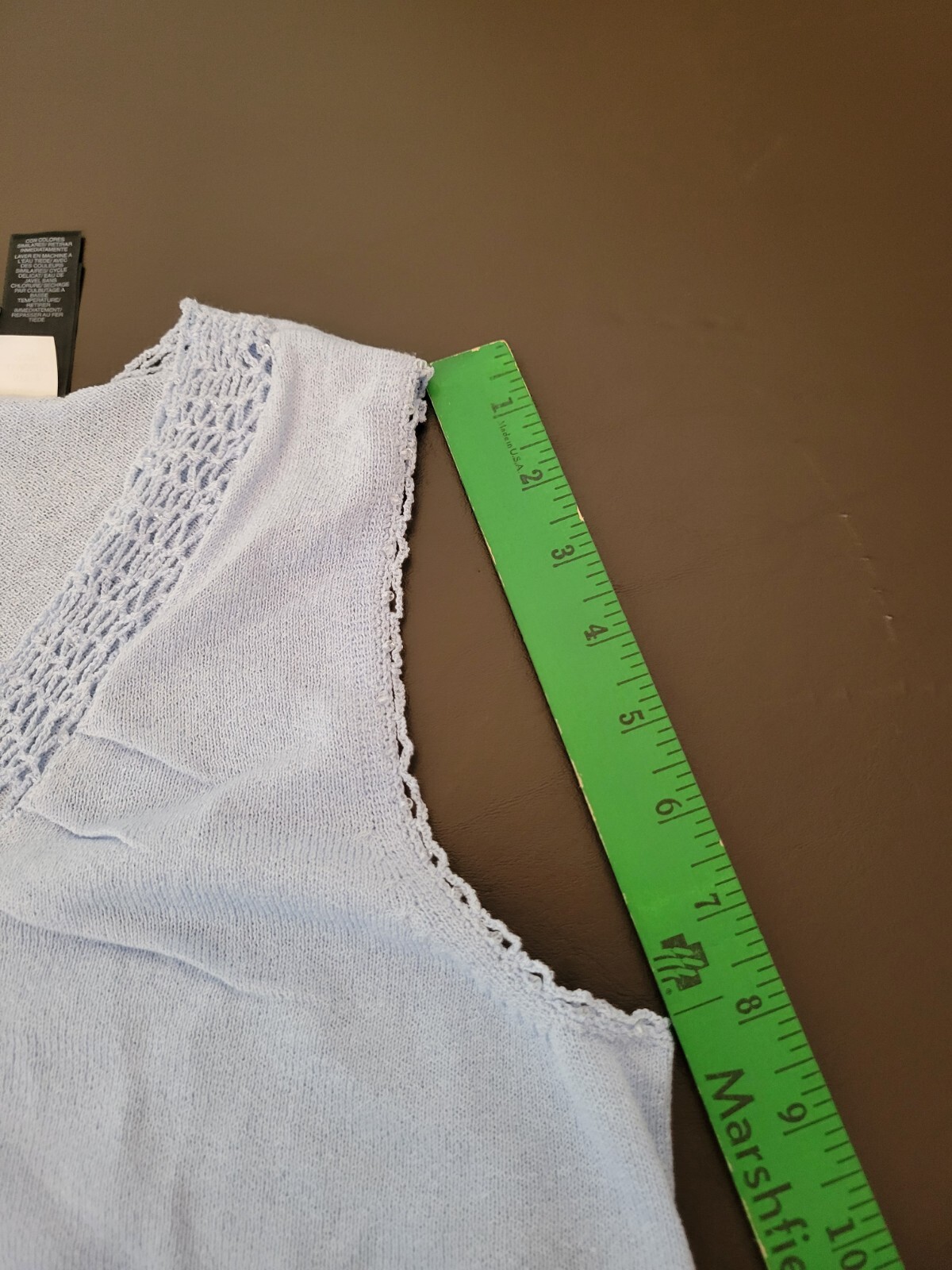Axcess Womens Large L Blue Sleeveless Top Read DESCRIPTION New Nwt