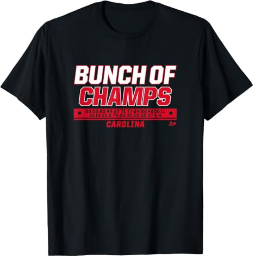 Bunch of Champs – Carolina Hockey T-Shirt