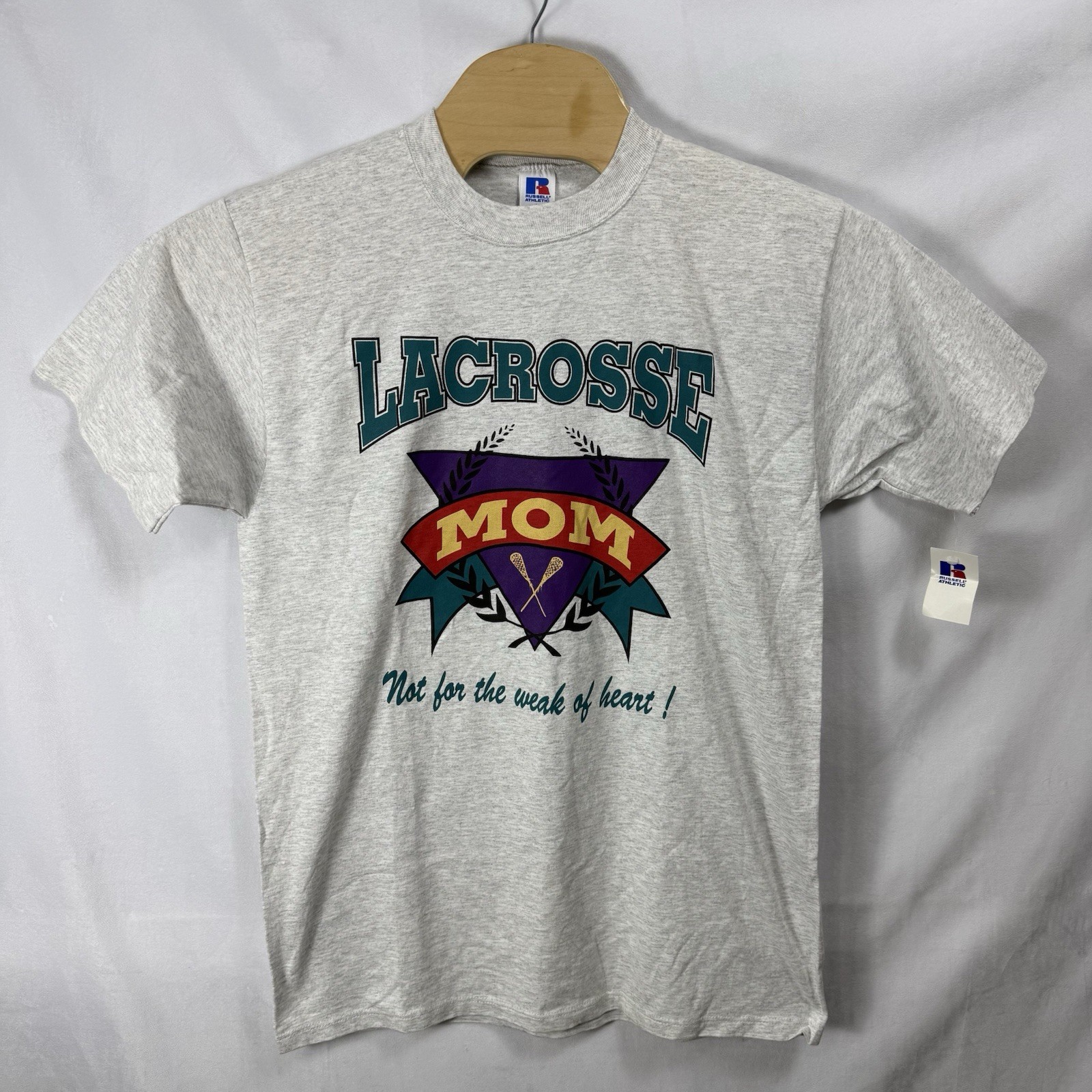 Vintage 90s New W Tags – Lacrosse Mom Single Stitch Russell T-shirt Deadstock