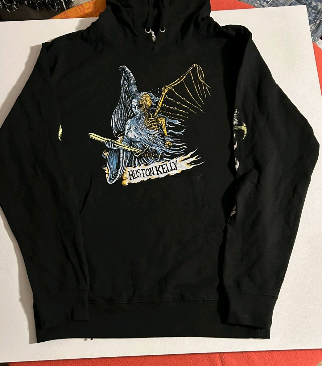 Ruston Kelly Angel Of Death Hoodie Size 1-M, 2-S