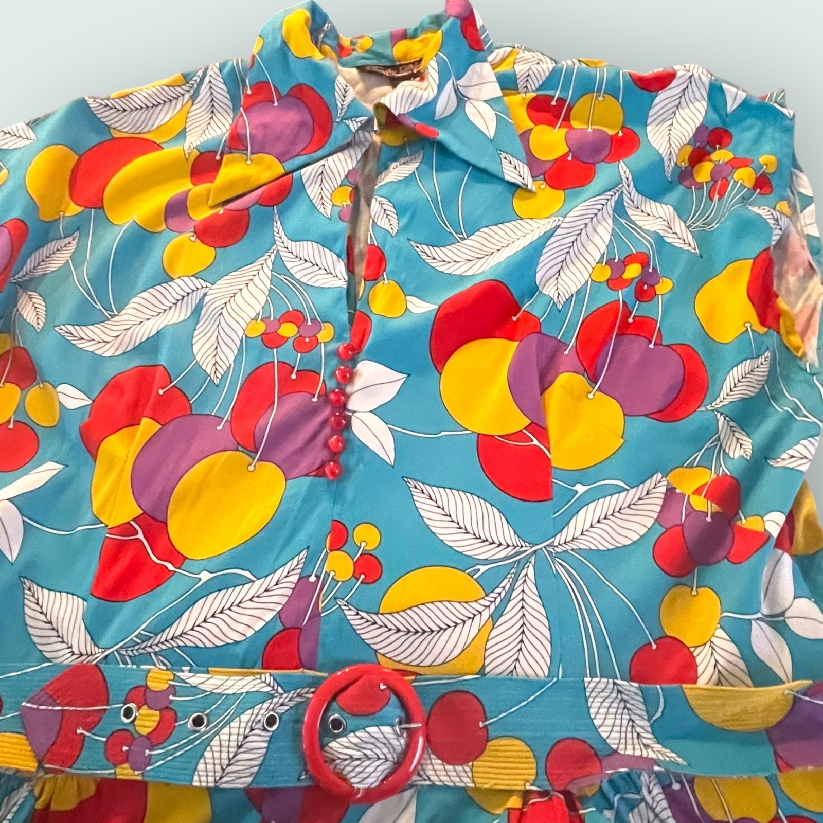 Trashy Diva Tutti Fruity Dress Rockabilly Plus Size 24 (Fits 18-20) Cherries