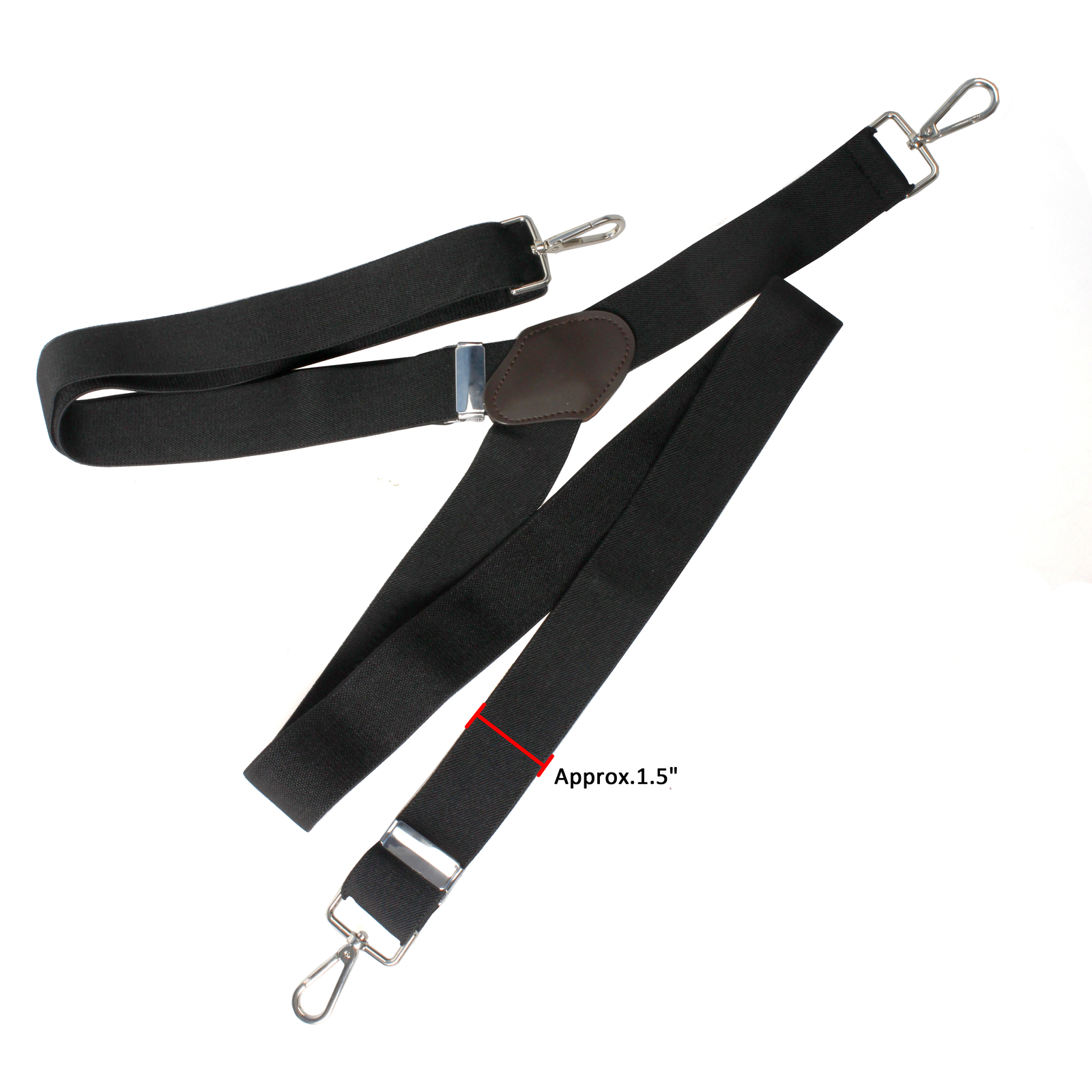 Men’s Suspender Y Back Adjustable Heavy Duty Elastic Y-Shaped Hooks Pants Braces