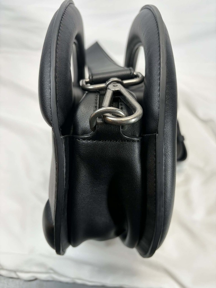 Telfar Circle Bag black Round Crossbody Unisex Leather Logo SPB JA-363887
