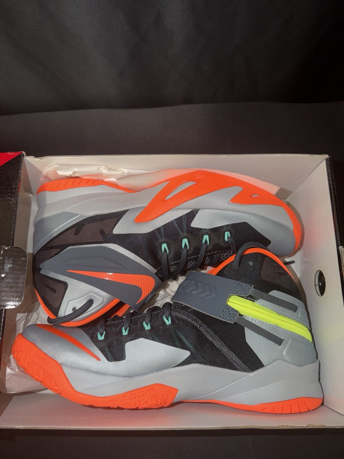 Nike LeBron Soldier 8 “Dark Magnet Turquoise Crimson”