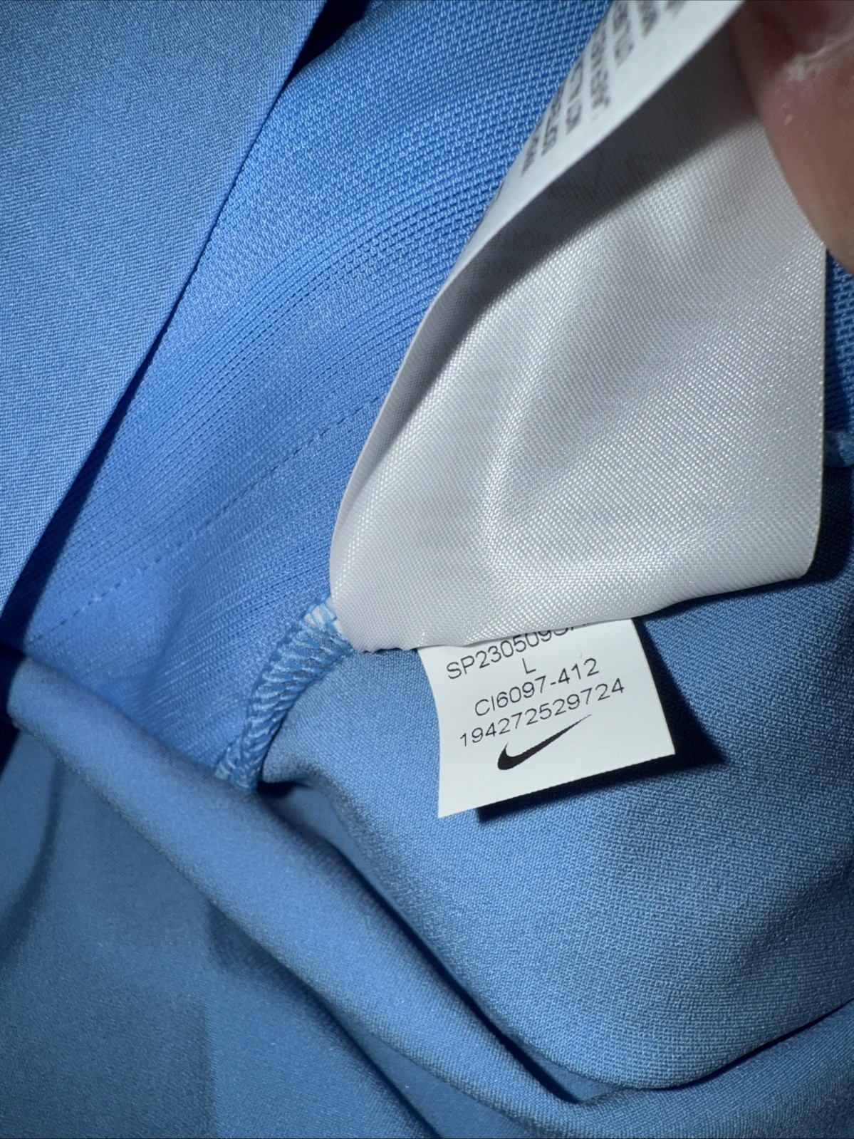 Nike Pro Elite Botswana Track Jacket Mens Size L Light Blue CI6097-412 New