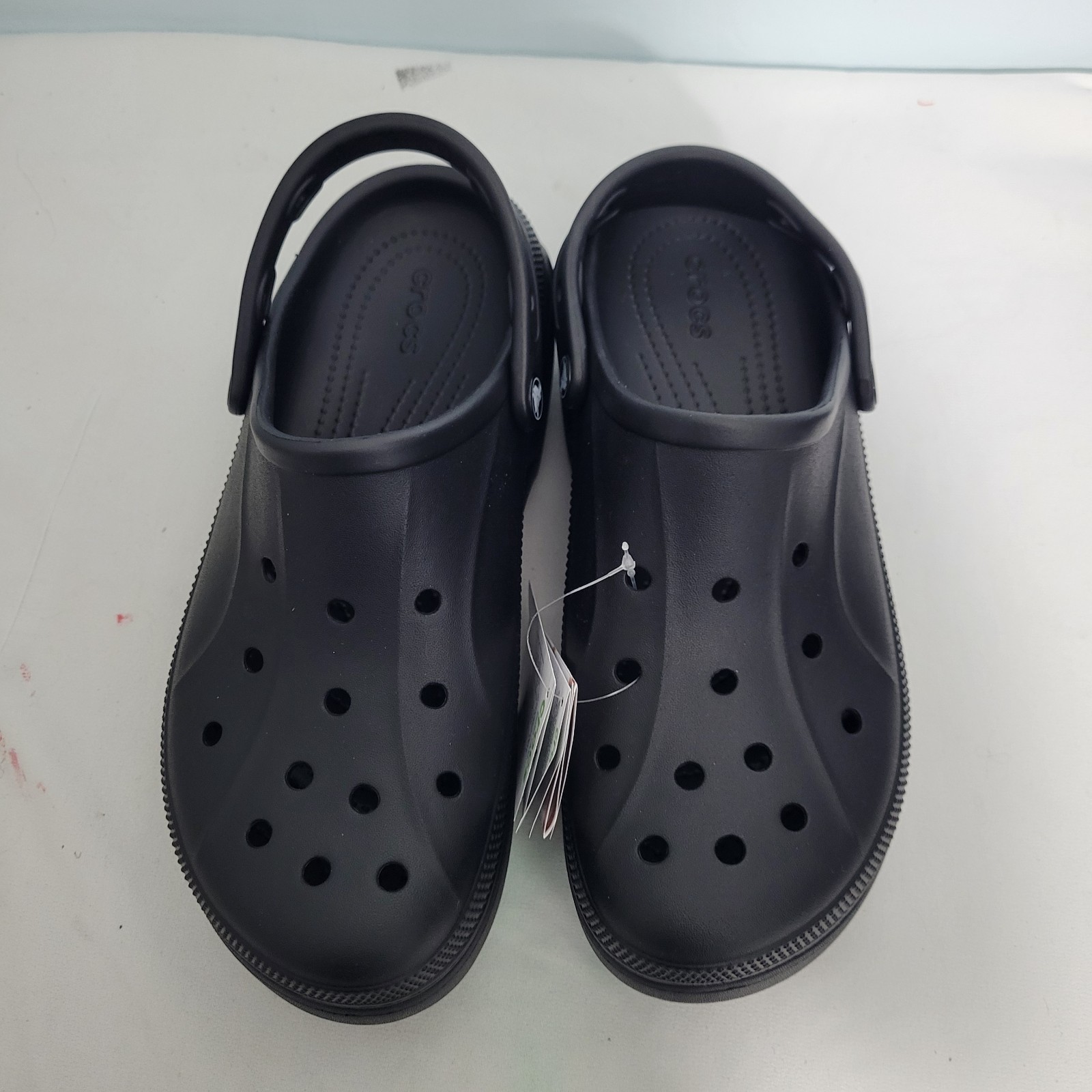 Crocs Bella Black Platform Clogs Size 11W/9M NEW 12426-2836