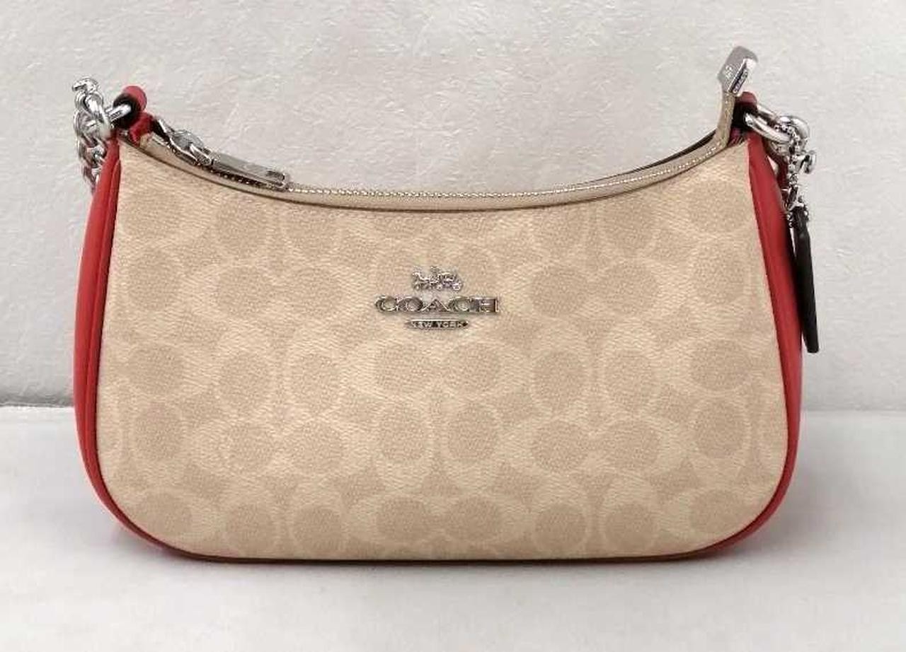 COACH Terry Shoulder Bag Signature Canvas Model CV933 from Japan