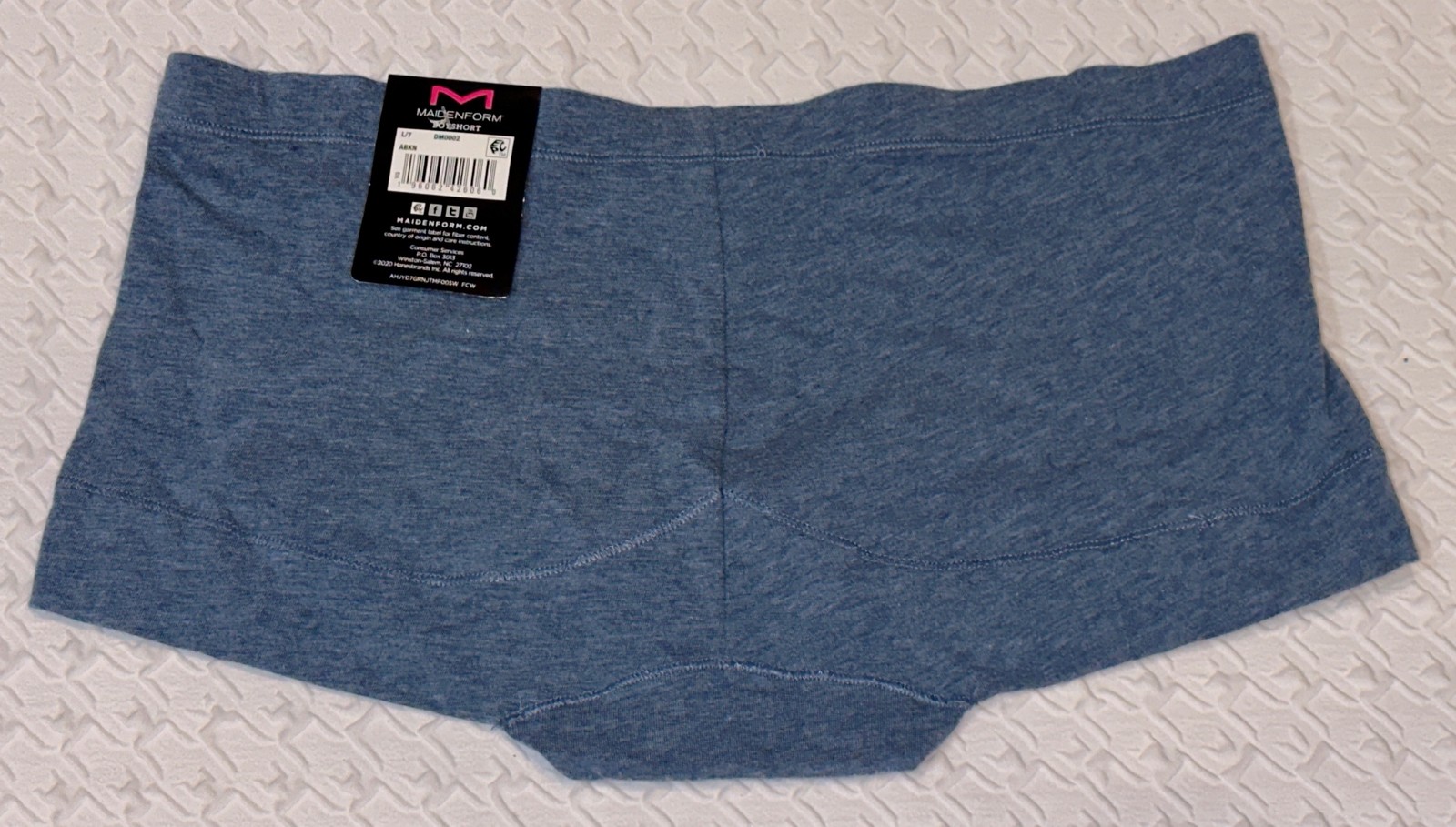 MAIDENFORM Dream Tailored Cotton Denim Blue Boyshort Panty Womens S M L XL 2XL