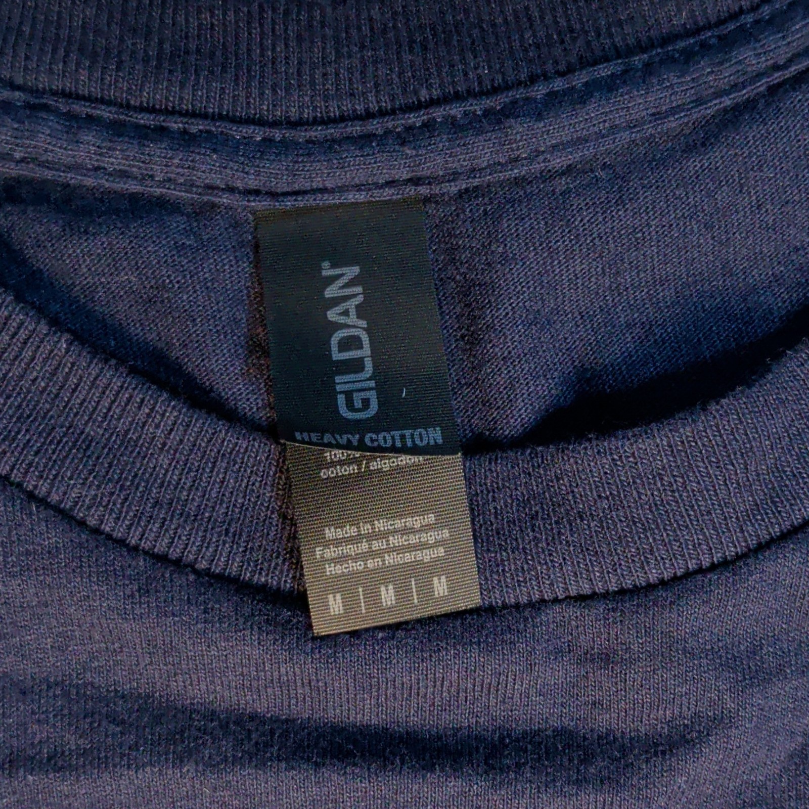 Dunkin Donuts Team Shirt Size Med Dark Blue