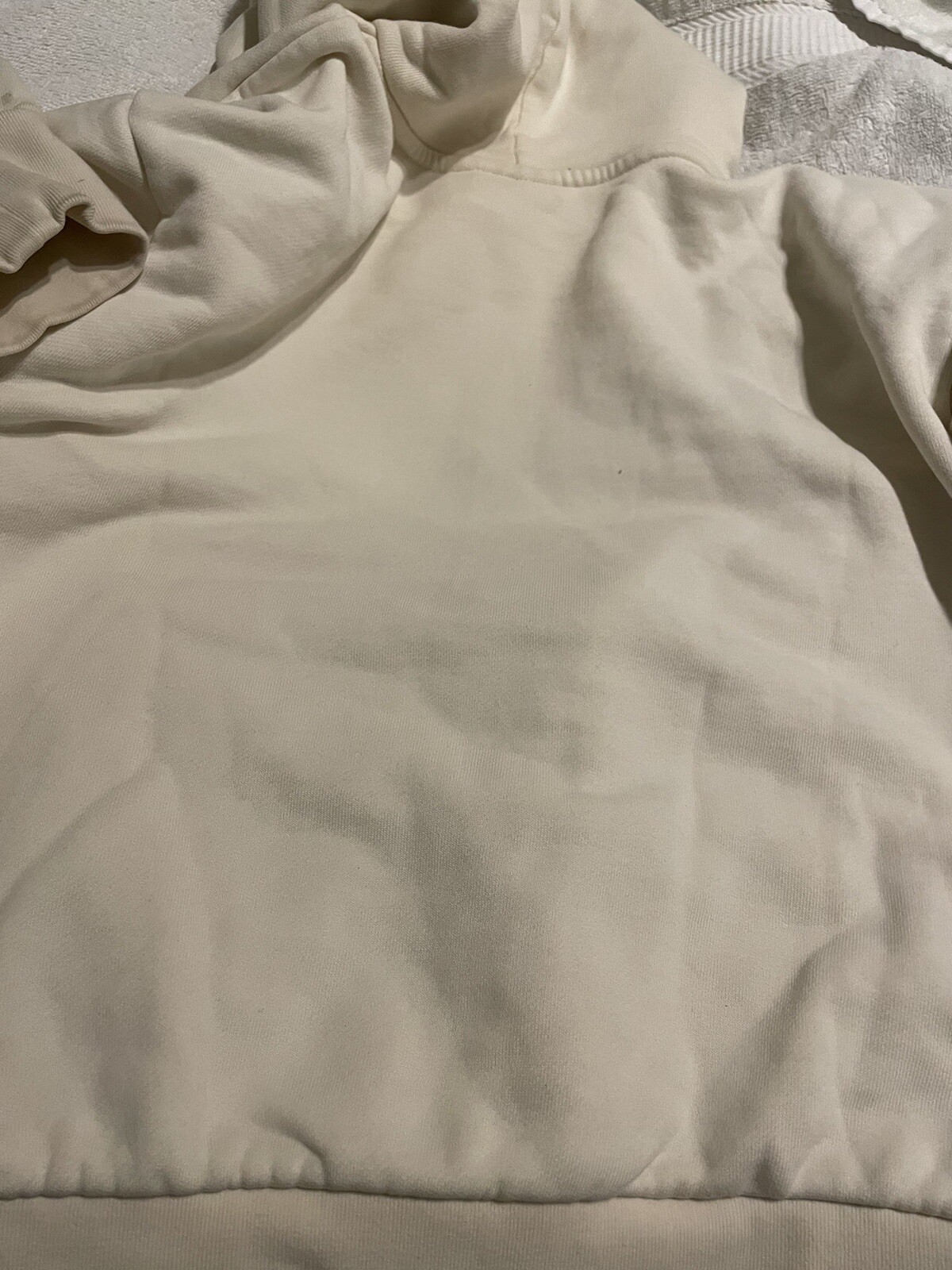 ADIDAS Stan Smith Hoodie in Size Small, White w/ Sneaker Logo. Gender Neutral