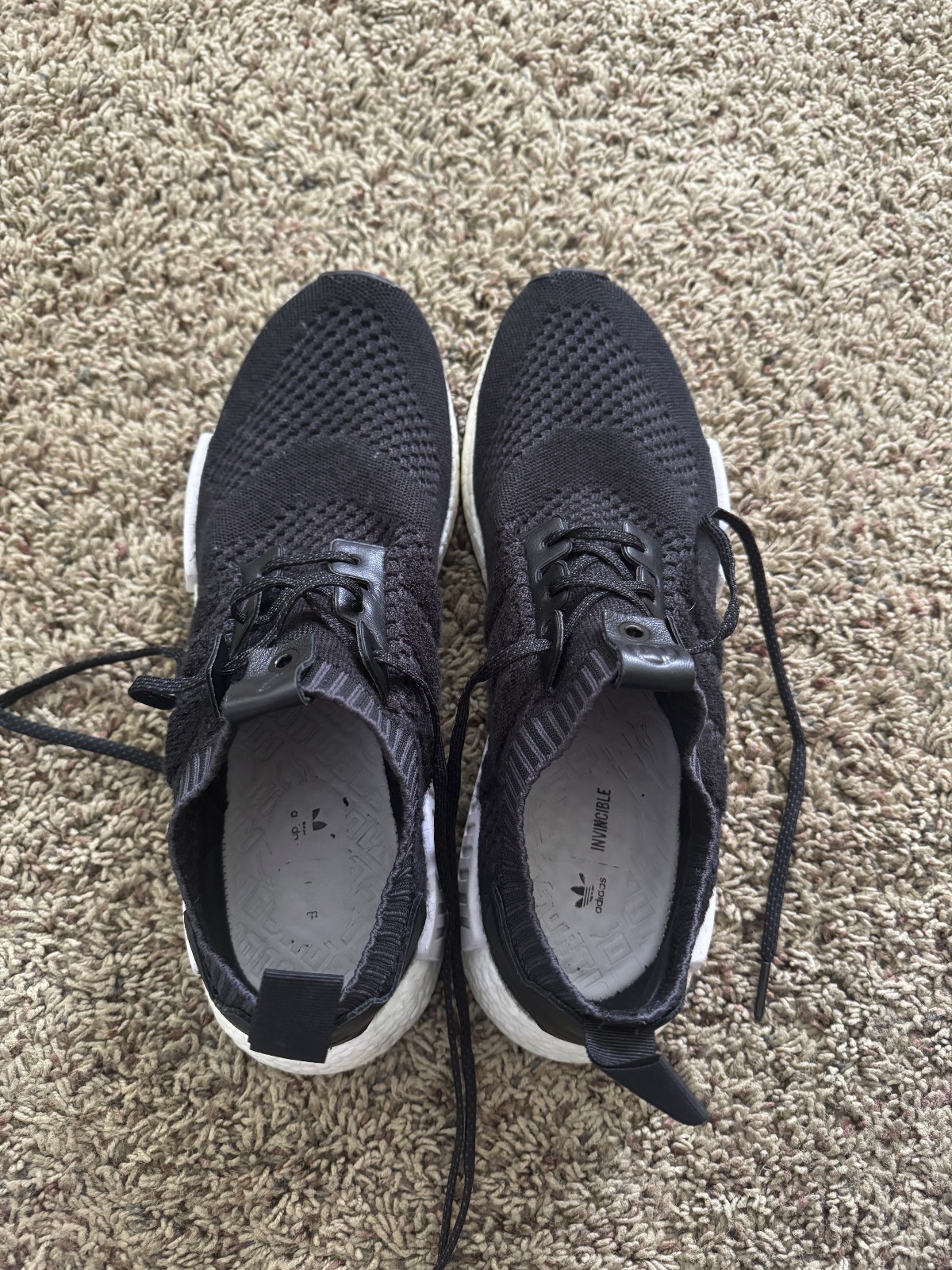 Adidas NMD R1 Primeknit x A Ma Maniere x Invincible Core Black Size 12.5