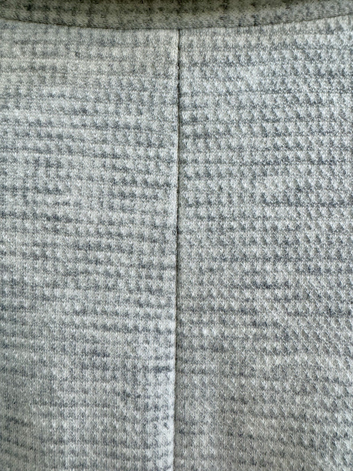 TALBOTS Aberdeen Knit Blazer Jacket Heather Gray Two Button Stretch Comfort (1X)
