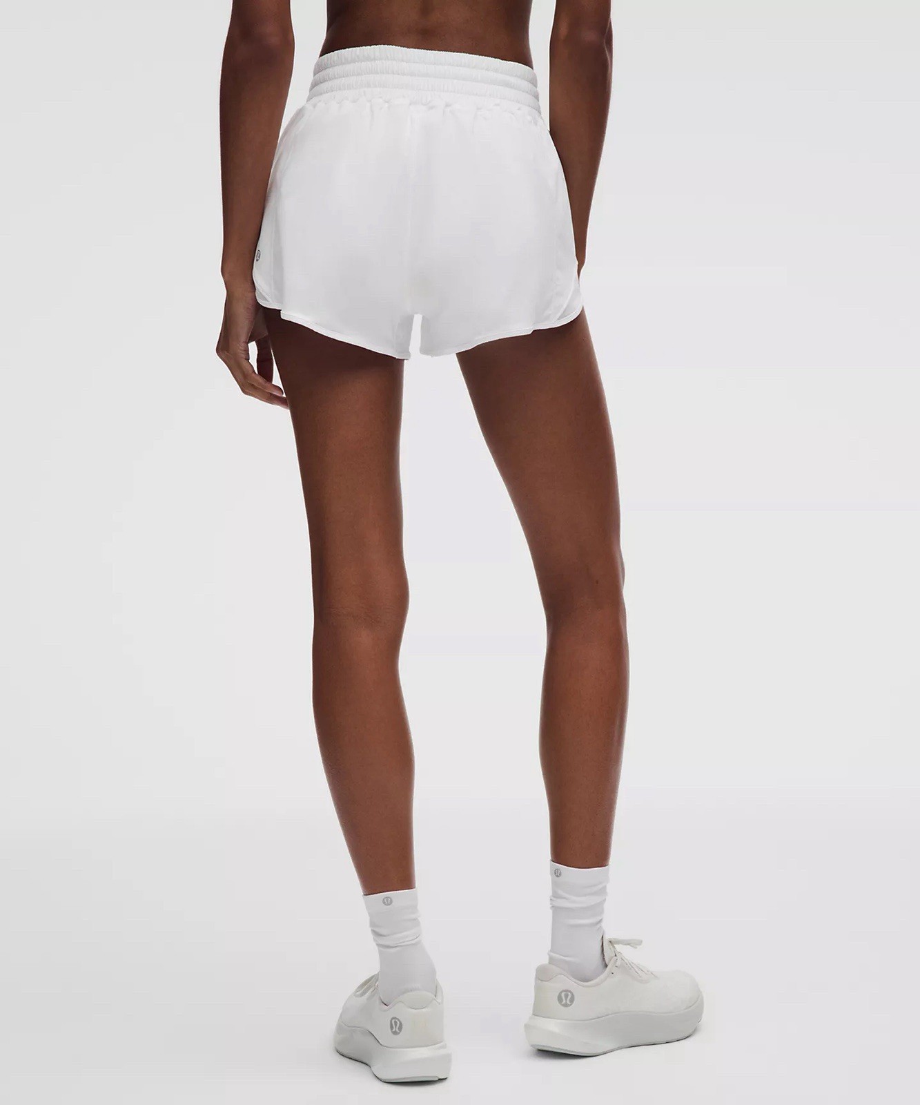 Lululemon Size 4 Hotty Hot High-Rise Lined Short 2.5″, White, NWT, $68
