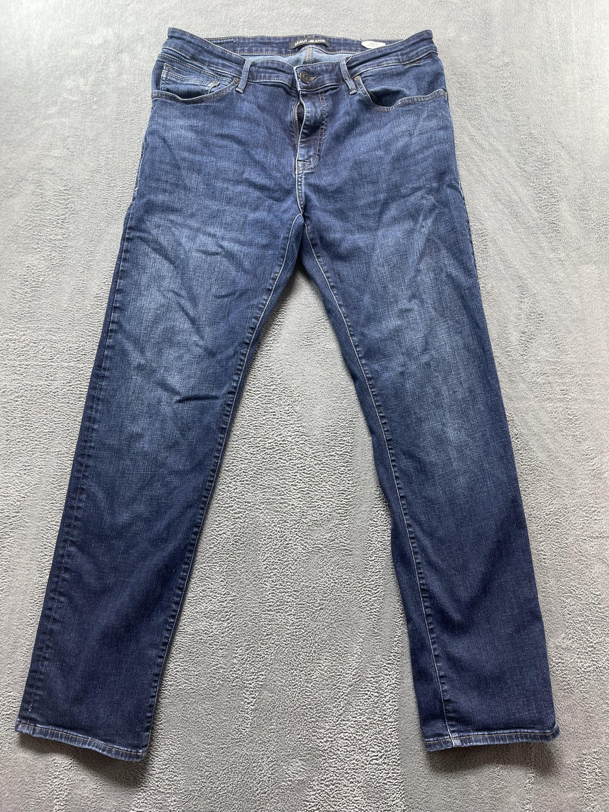 Mavi Zach Jeans Mens 34×32 Blue Med Wash Regular Straight Stretch Denim Casual