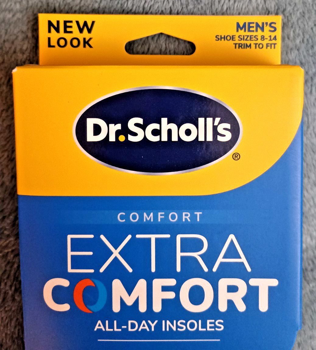 (2) Dr. Scholl’s Extra All Day Comfort Big & Tall Support Insoles Men Size 8-14