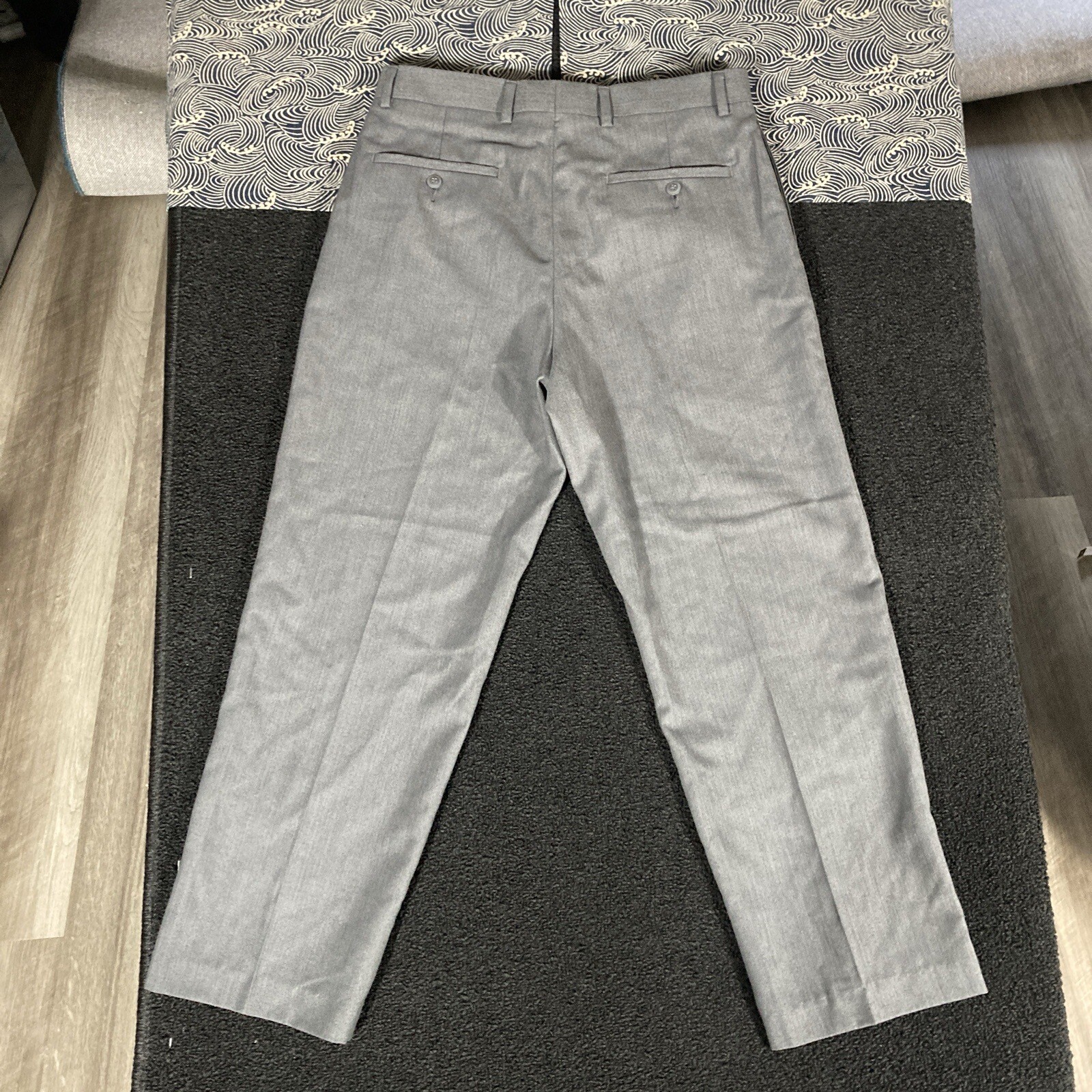 Kenneth Cole Reaction WPL 386 Mens Gray Suit Pants Dress Pants 32 x 29