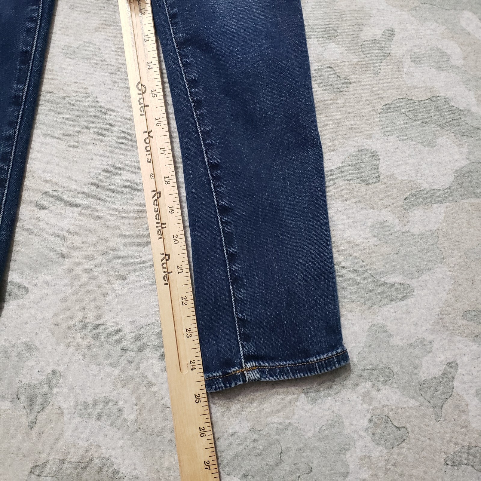 Madewell Jeans Womens 25P Blue High Rise Skinny Denim Dark Wash