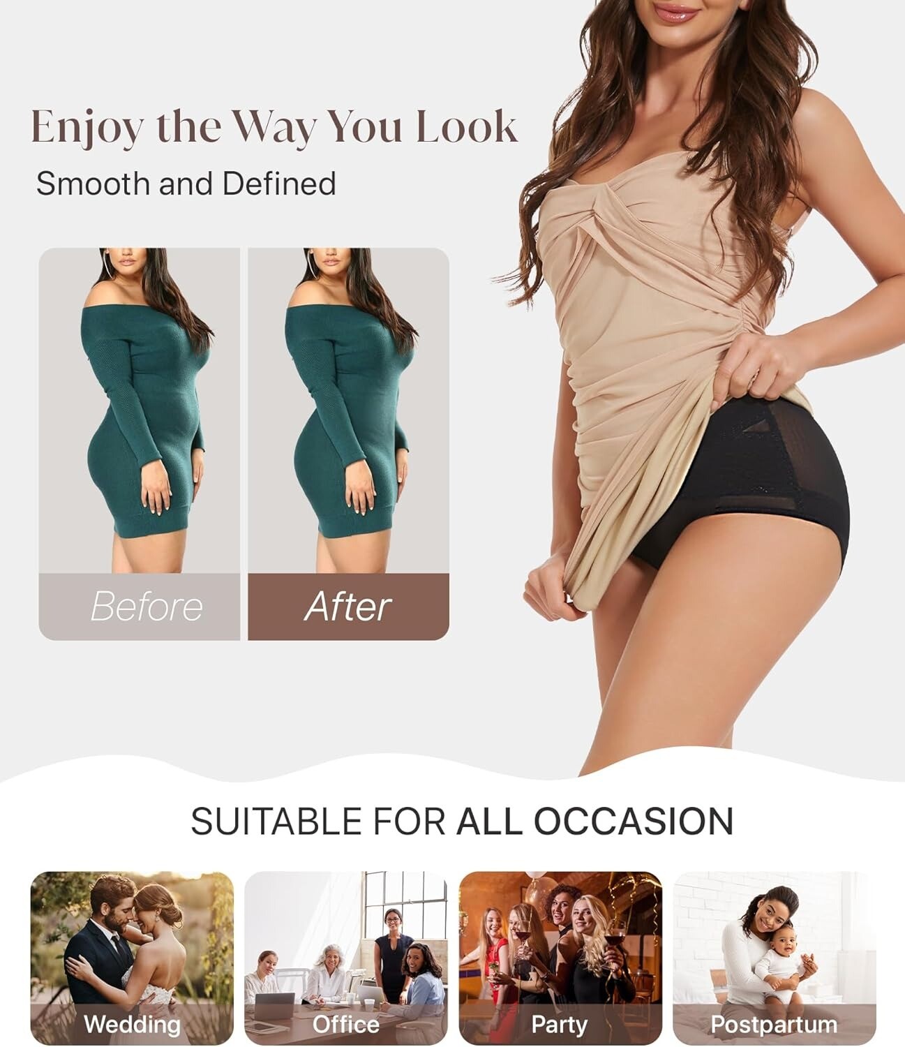 Women Body Shaper Tummy Control Panties High Waist Trainer Shapewear Underwear