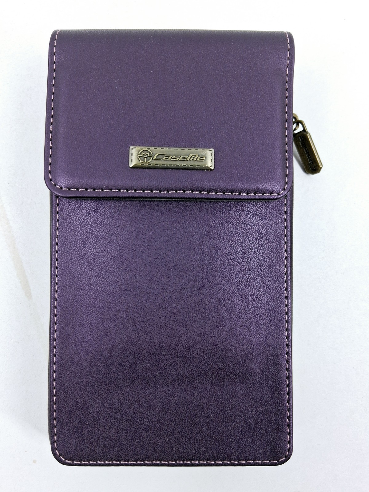 CaseMe Multi Functional Crossbody Phone Case Bag Card Holder Wallet Purse Purple