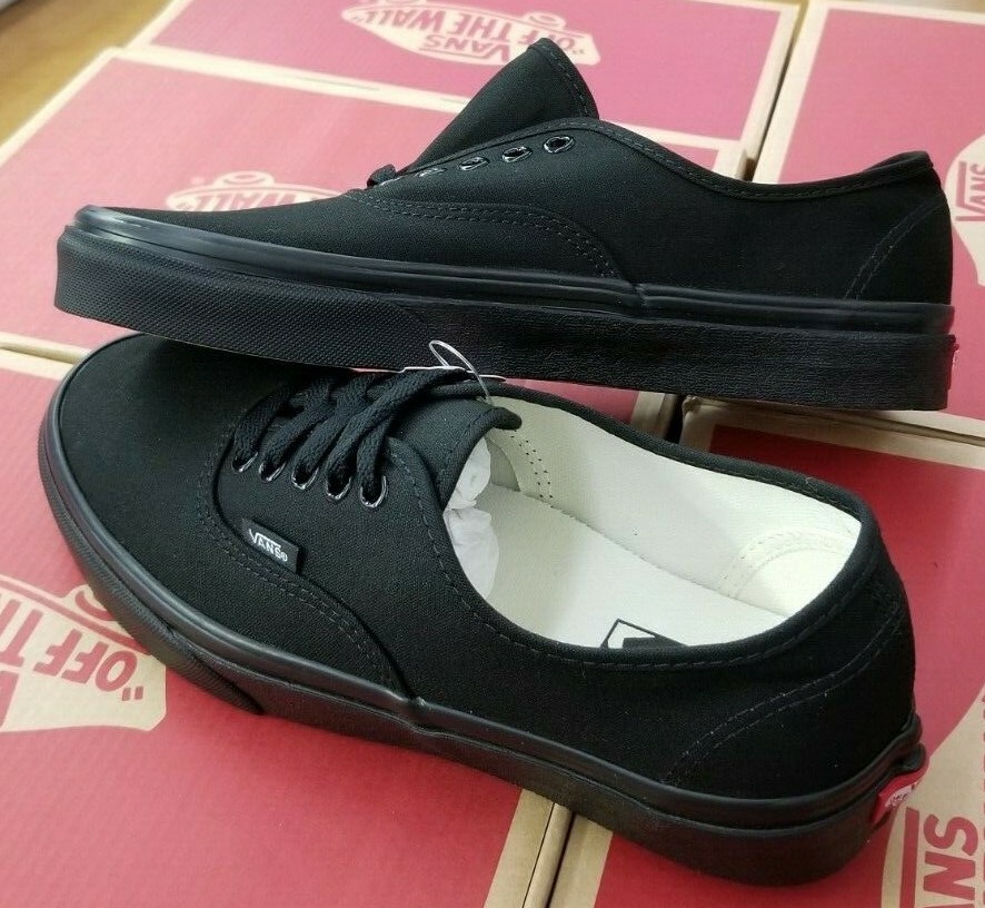 VANS AUTHENTIC MEN’S CANVAS BLACK / BLACK VN000EE3BKA
