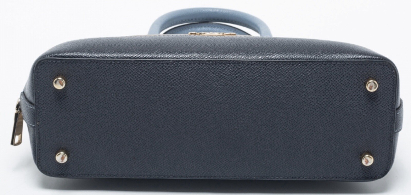 COACH Mini Sierra Satchel Logo Khaki /Midnight Pool / Brown Leather Bag $295 NEW