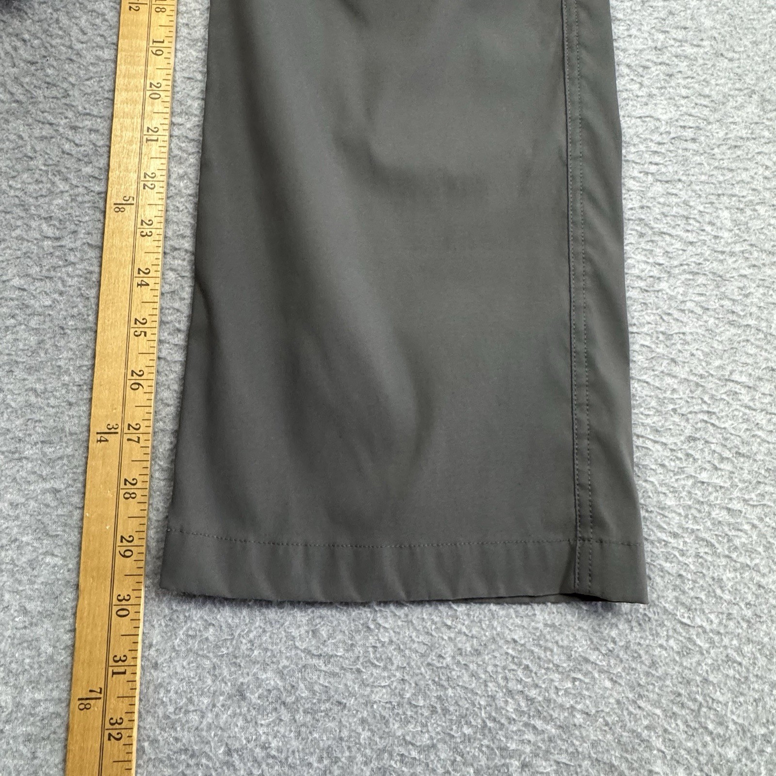 Eddie Bauer Horizon Takeoff Chino Pants Mens 36×30 Gray Stretch UPF 50 Active
