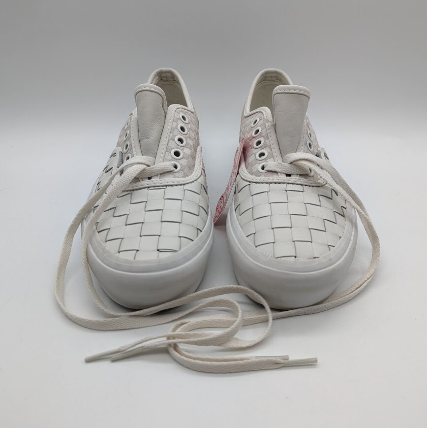 Vans – Authentic Platform 2.0 – Size 8M/9.5W – White Leather / Blanc De Blanc