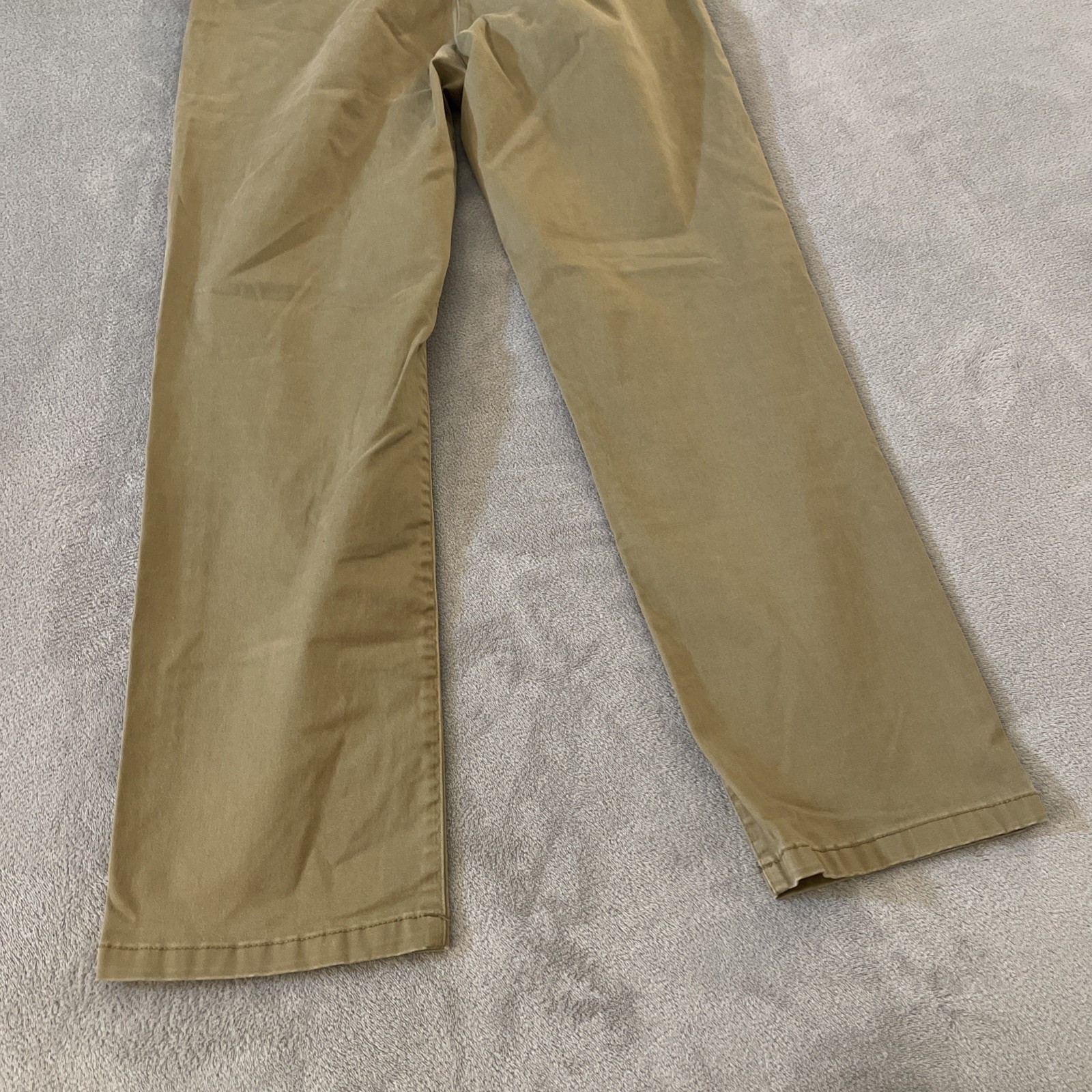 Lee Extreme Motion Pants Men’s 32×30 Beige Brown Cotton Chinos Workwear Stretch