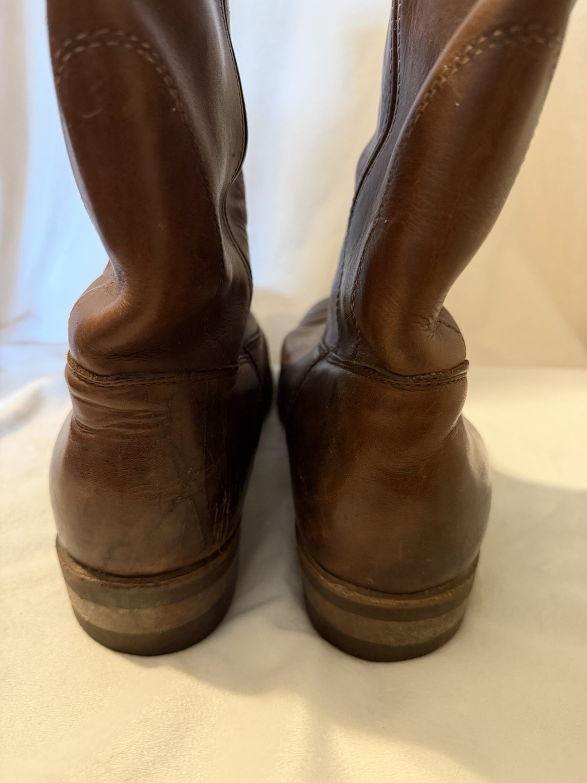 Wolverine Mens Slip & Oil Resistant Brown Leather Work Boots Size 12