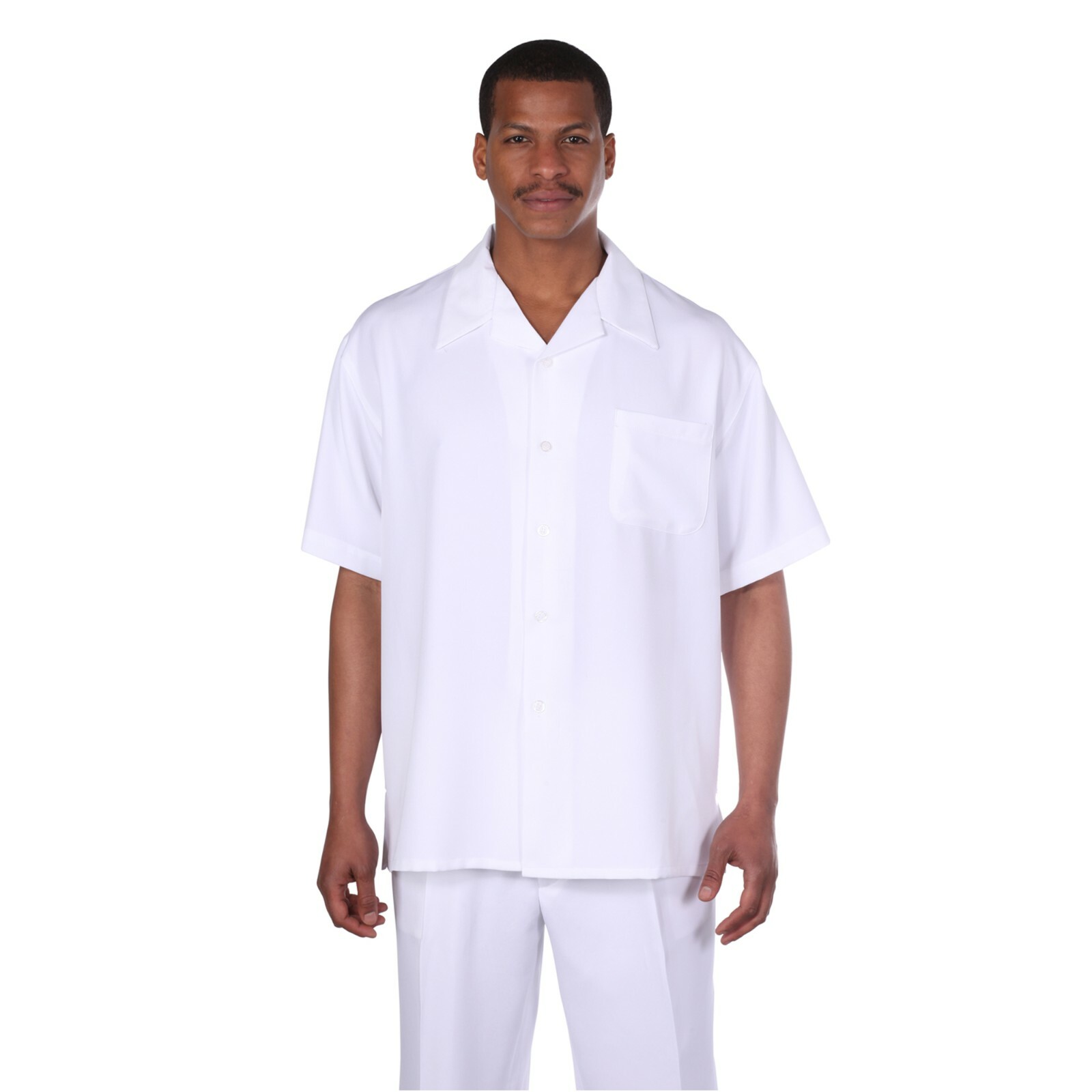 Men’s Two Piece Walking Suit Solid Color Design By Fortino Landi 2954