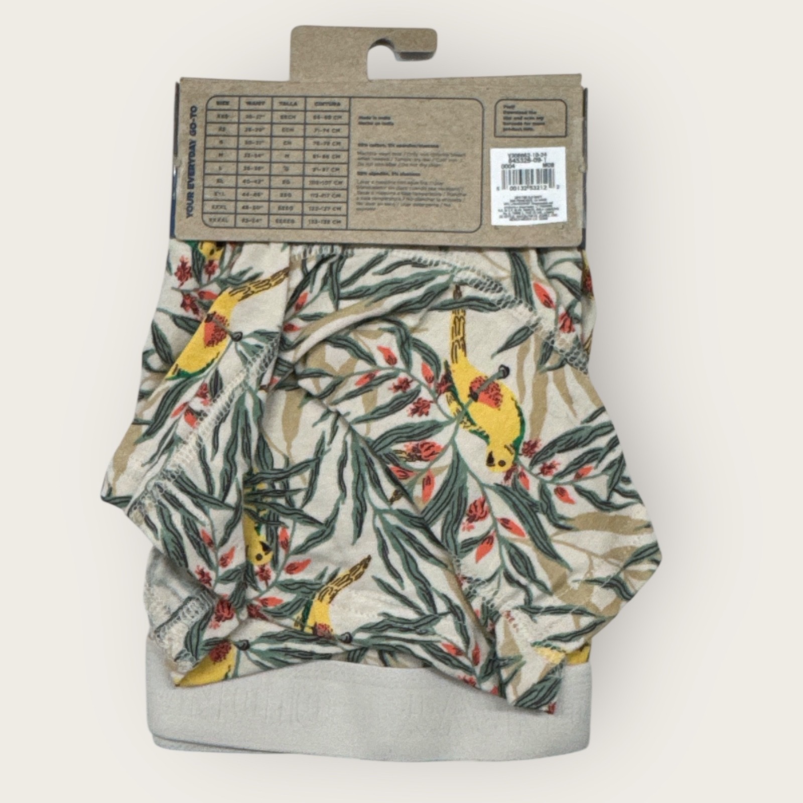 Old Navy Men’s Boxer-Briefs 6” Inseam Birds of Paradise Floral Size S M L XL XXL