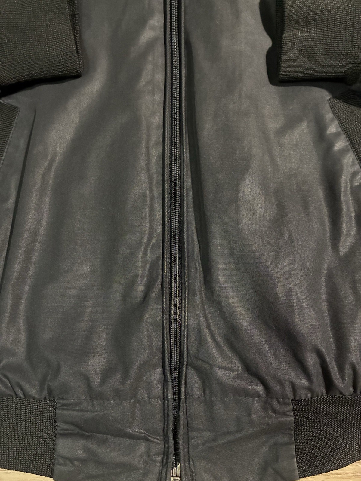 Vintage Members Only Jacket Black Size 44 Bomber Cafe Racer Classic 80s Mens