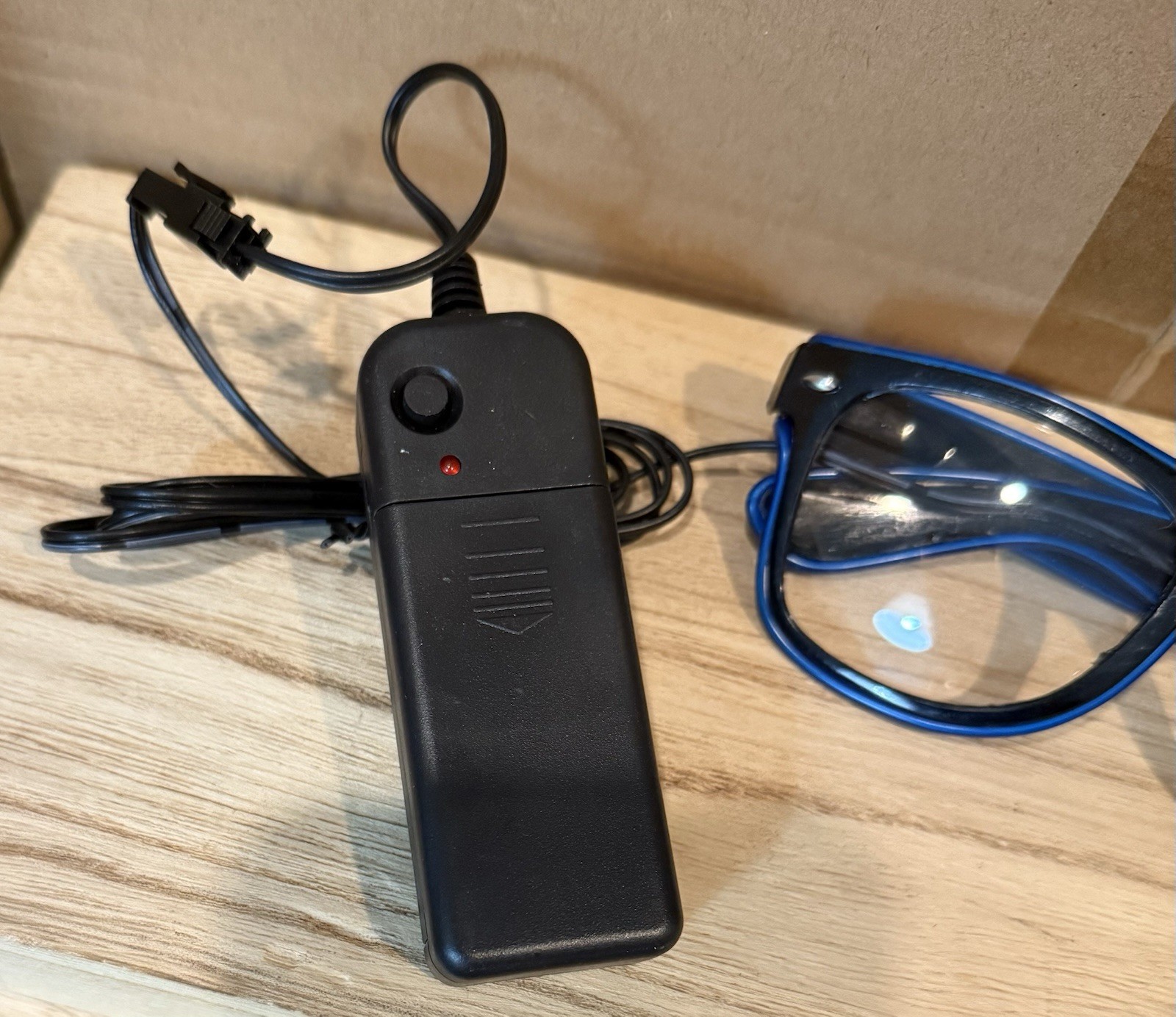 LED Glasses Light Up Glasses with 4 Modes Blue – A0221