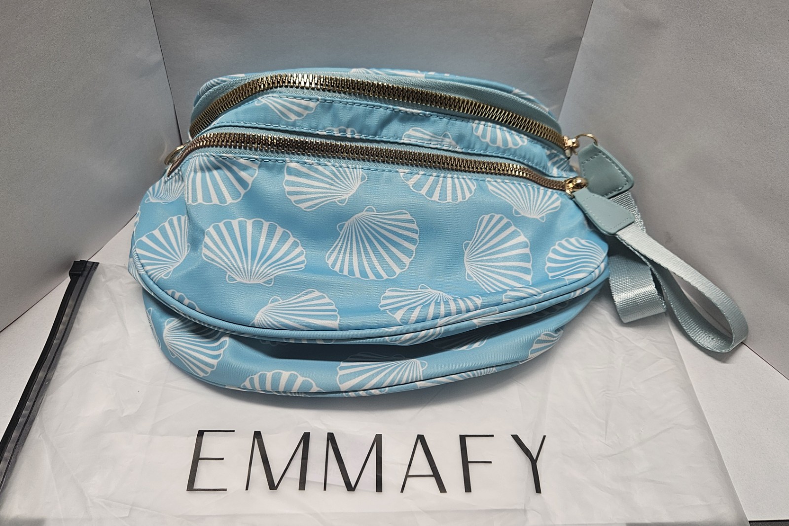 Limited Edition Emmafy Go Free Seashell Print Crossbody Bum Bag