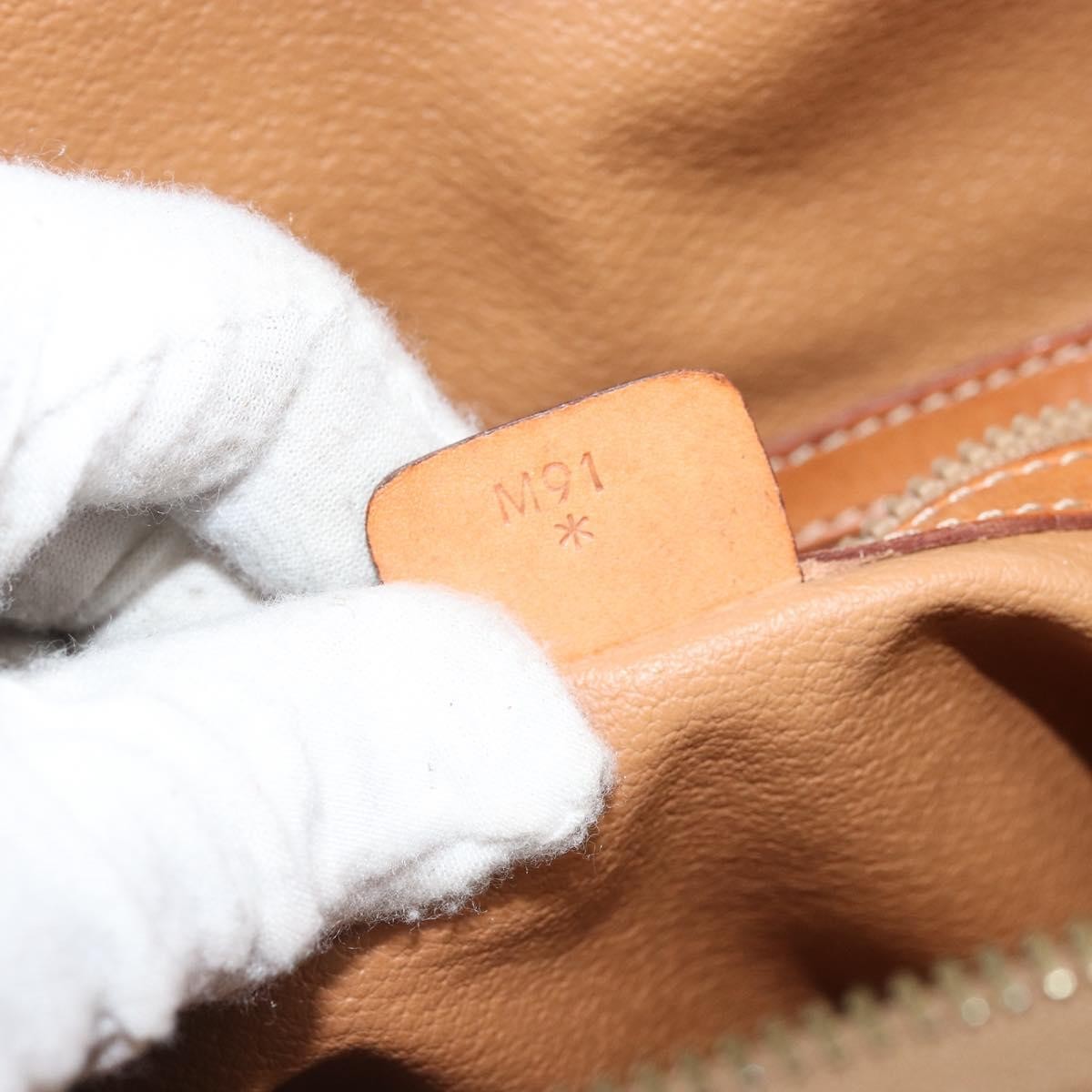 CELINE Macadam Canvas Backpack PVC Leather Brown Gold Auth 169840