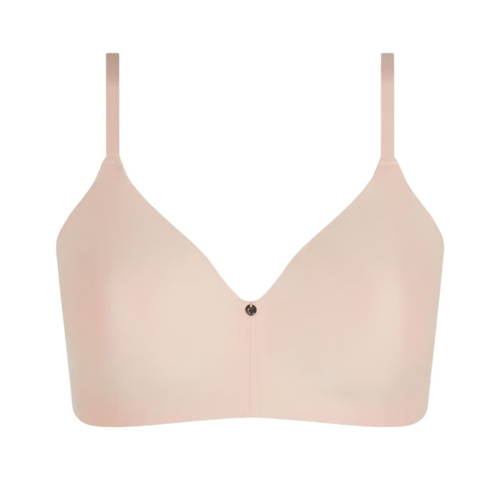 New Chantelle C13BQ9 C Jolie Wirefree T-Shirt Bra Nude Rose – 36B
