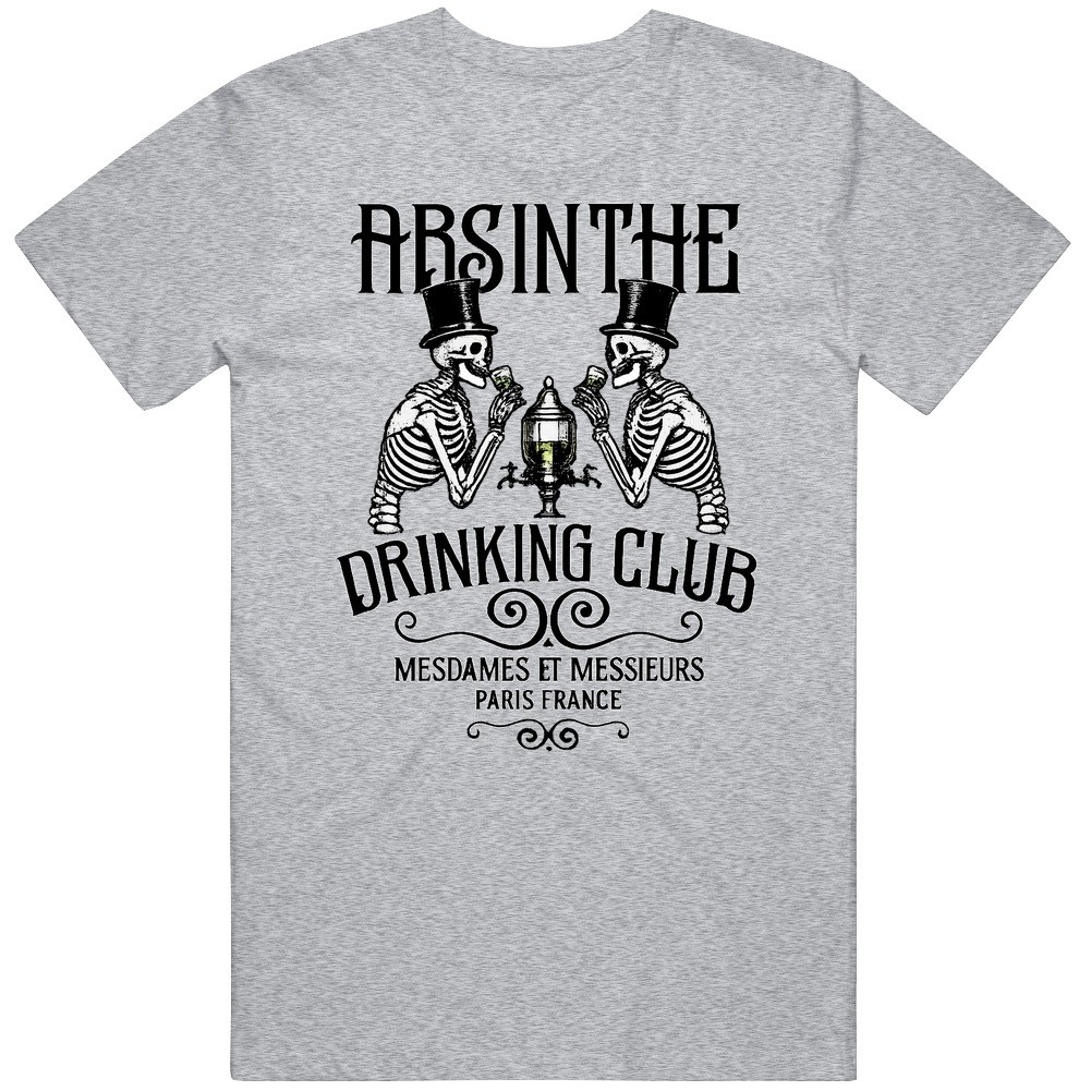 Absinthe Paris France Vintage Beer Drinking Club T Shirt