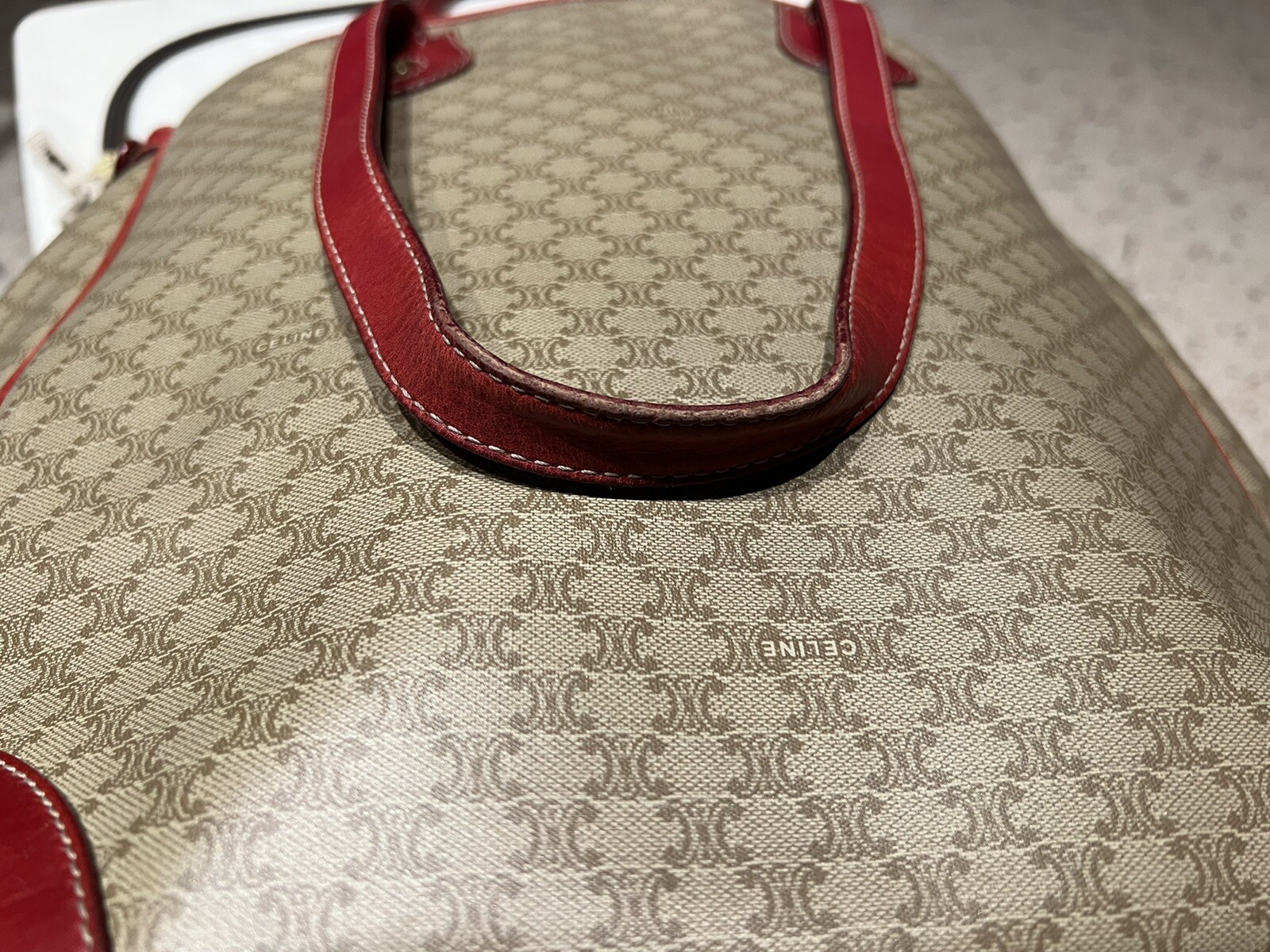 Celine Paris Bag Macadam Shoulder Handbag