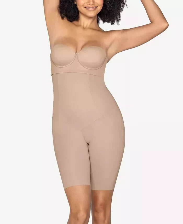LEONISA Shapewear Extra High Waisted Shaper Short 012940 NWT