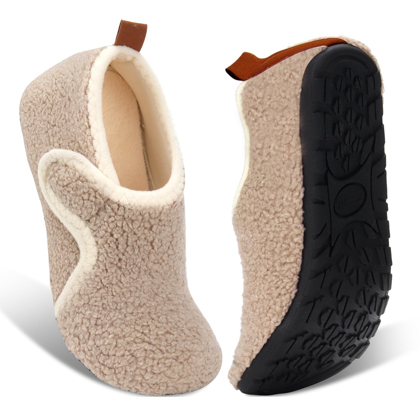 Ibeauti Women Mens House Slippers Lightweight Comfy Barefoot Slipper Socks Ru…