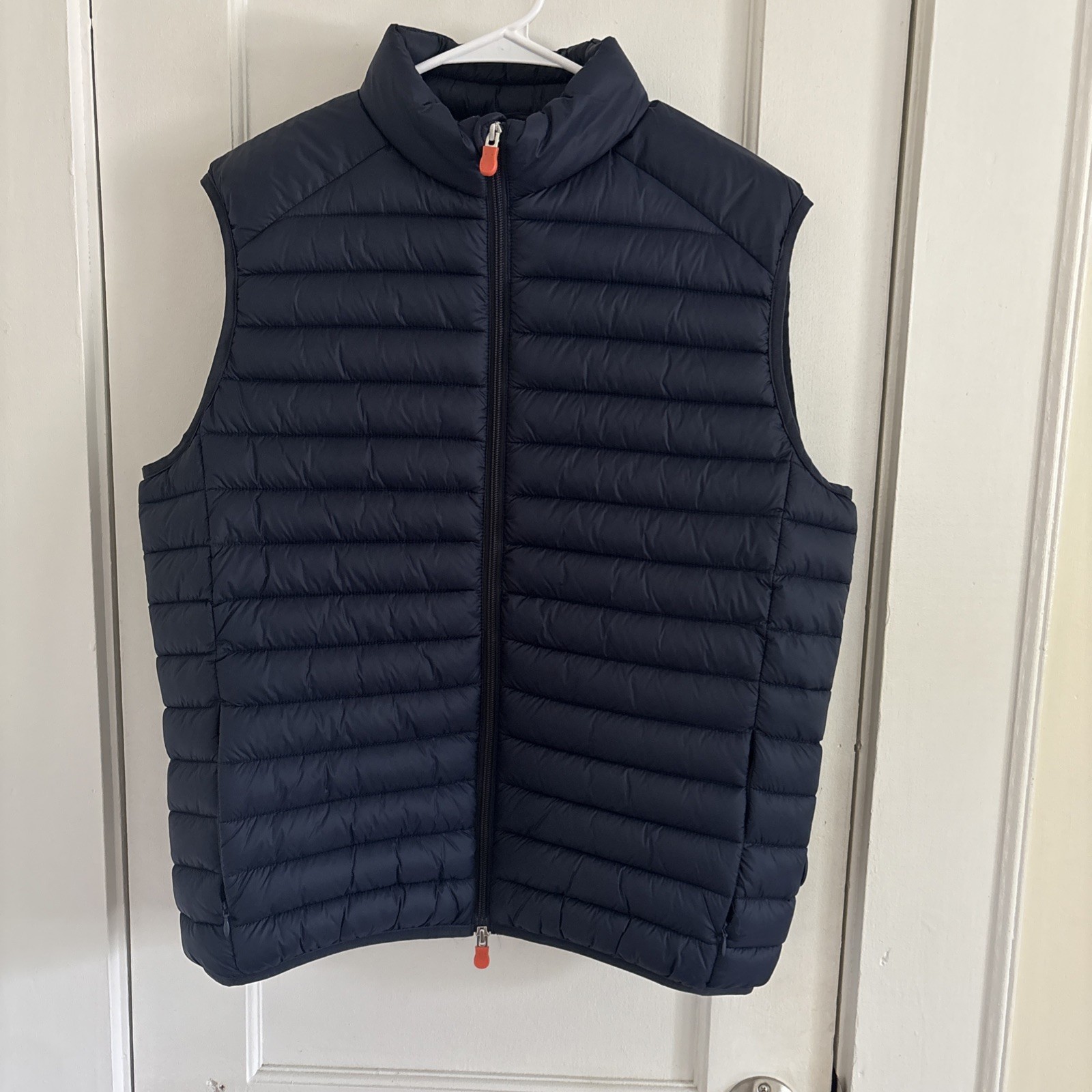 Save The Duck Puffer Vest Medium Mens Navy Blue Vegan Plumtech. Never Worn.