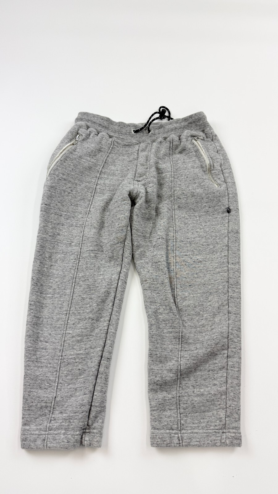 Cullni Sweatpants Mens 1 Gray Athletic Zipped Pockets Drawstring Japan Cropped