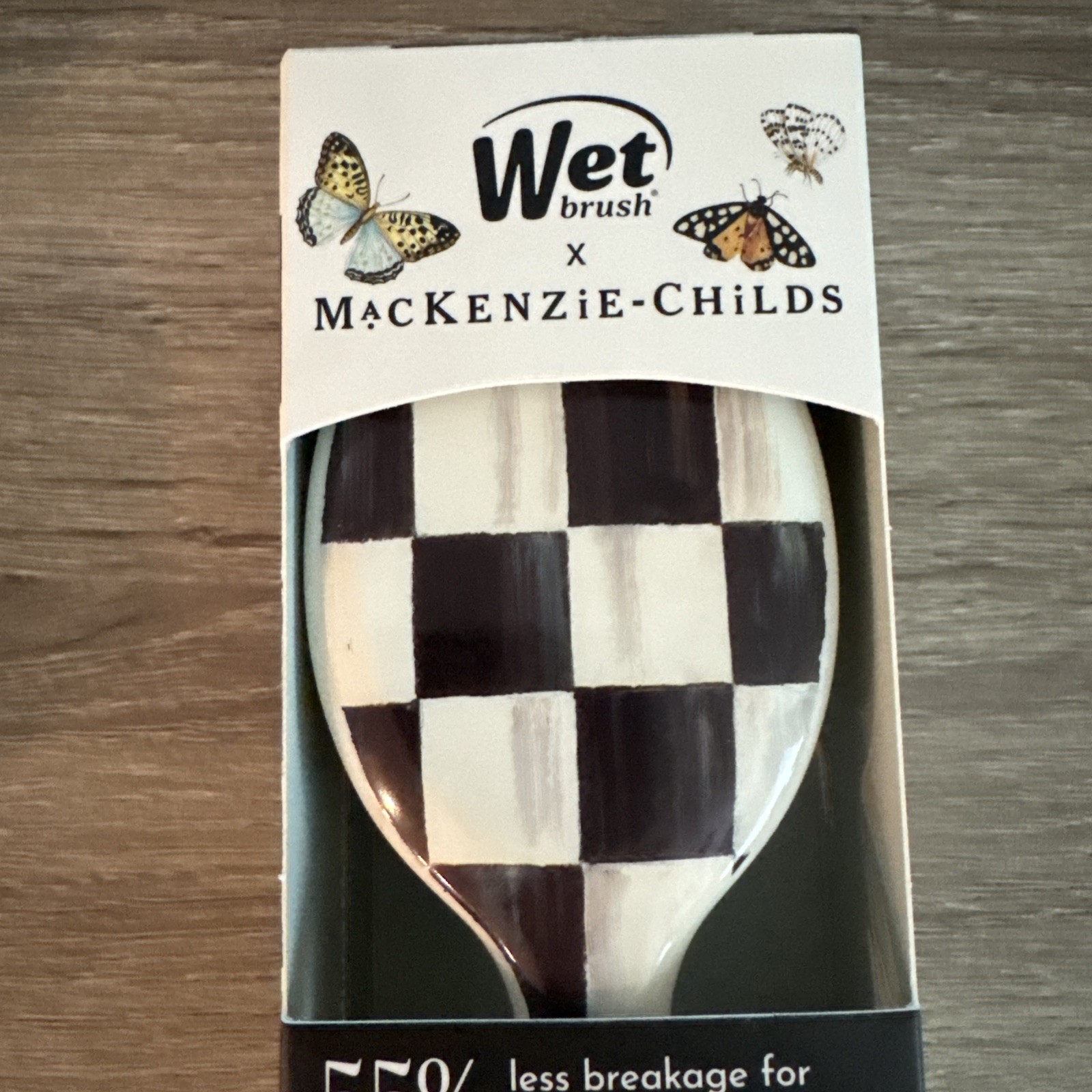 Mackenzie- Childs X goody- Mini Detangler Brush New