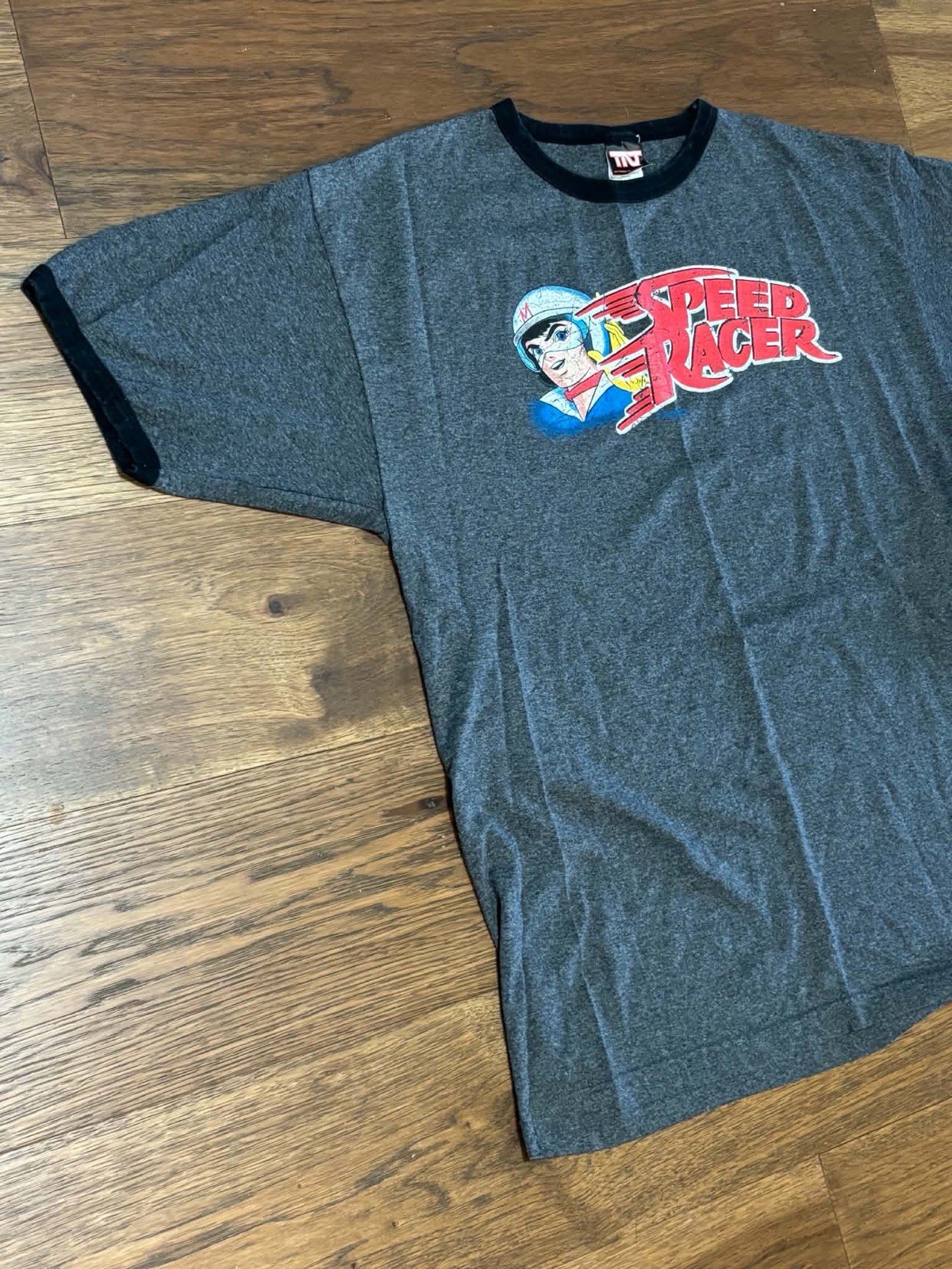 Vintage TNT Classic Speed Racer Ringer T Shirt Mens Adult Men’s Size XL