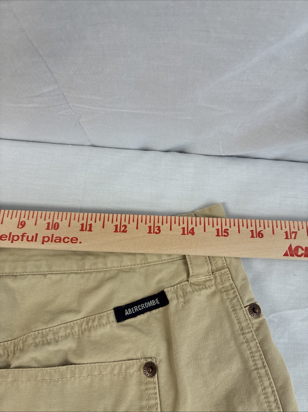 Abercrombie And Fitch – Mini Skirt with Shorts Size 4 – Tan- PRE-OWNED – GOOD