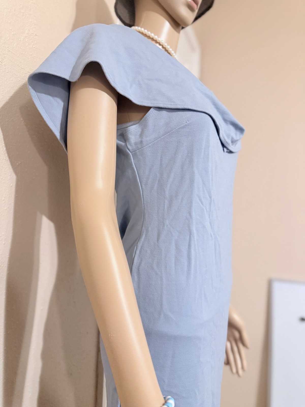 Fashion Nova blue midi dress