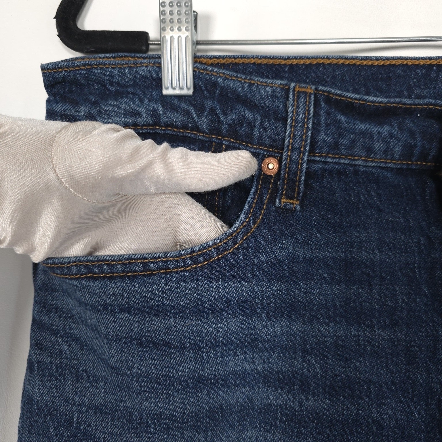 LEVIS PREMIUM Women’s Jeans Wedgie Bootcut Flare 32 Button Fly A8710-0001
